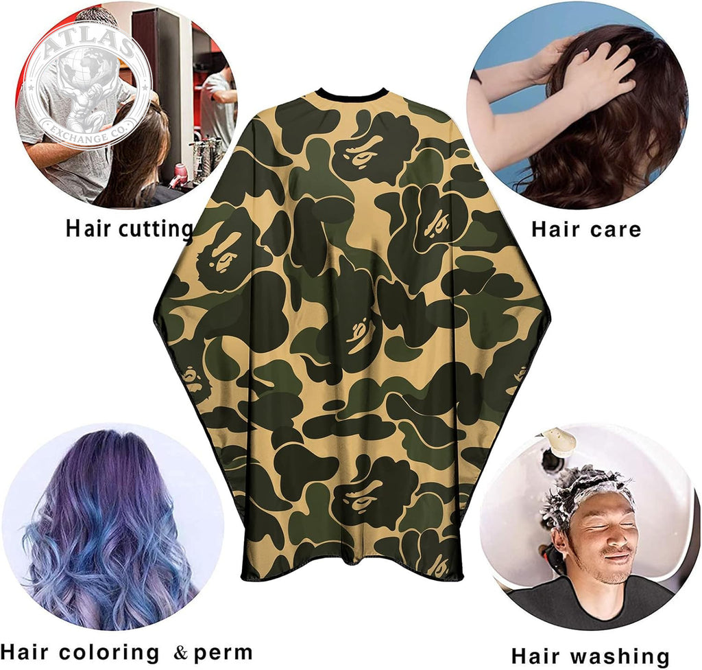 Professional Hair Cutting Cape for Men Waterproof Salon Cape with Snaps