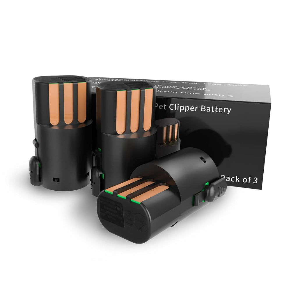 Pet Grooming Replacement Battery for Wahl Arco SE Clippers 3-Pack