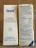 Bundle of 2 Supergoop Unseen Sunscreen Lip Protectors SPF 30 NIB Exp 2027