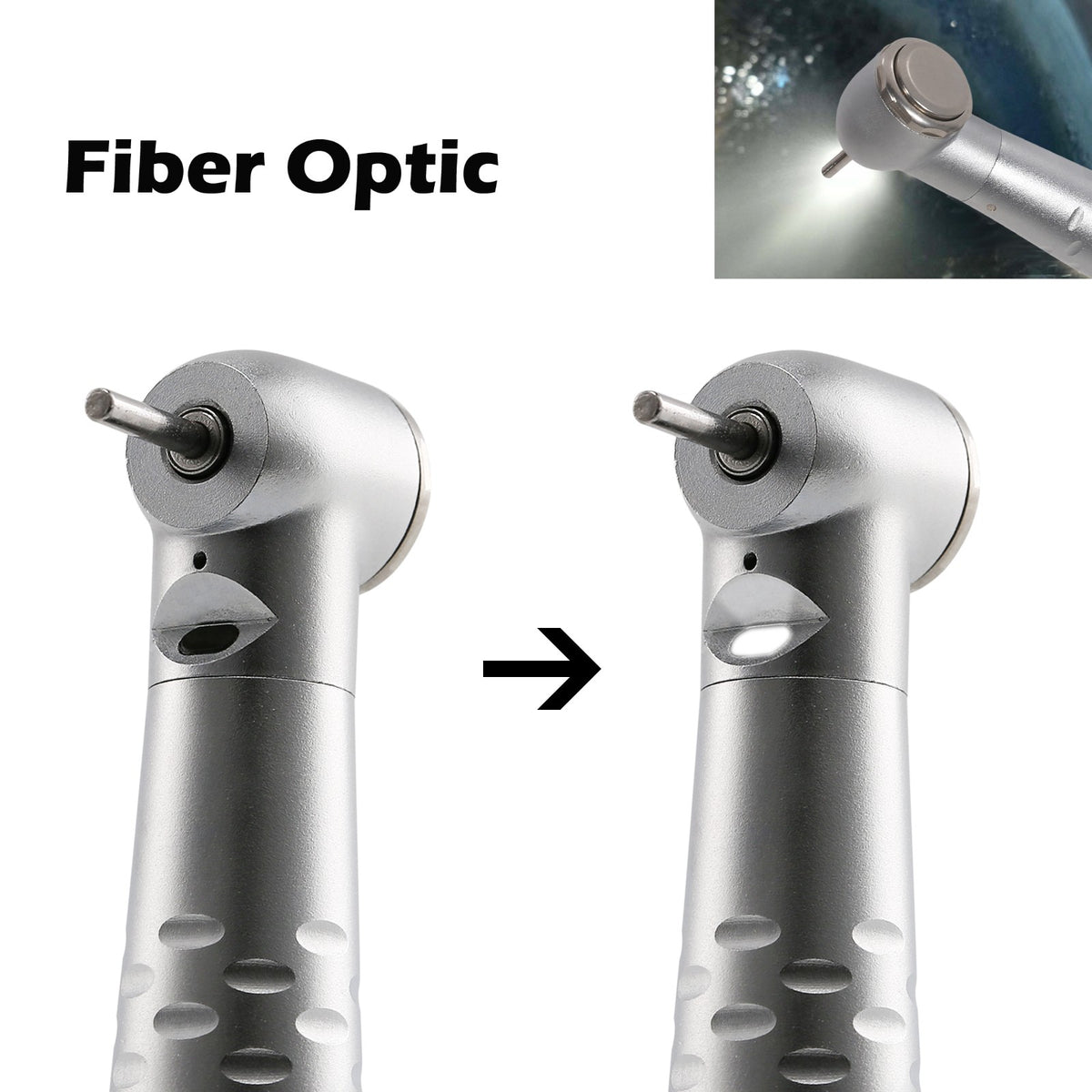 Dental High Speed Fiber Optic Handpiece with Quick Coupler for KaVo - Multiple Sizes