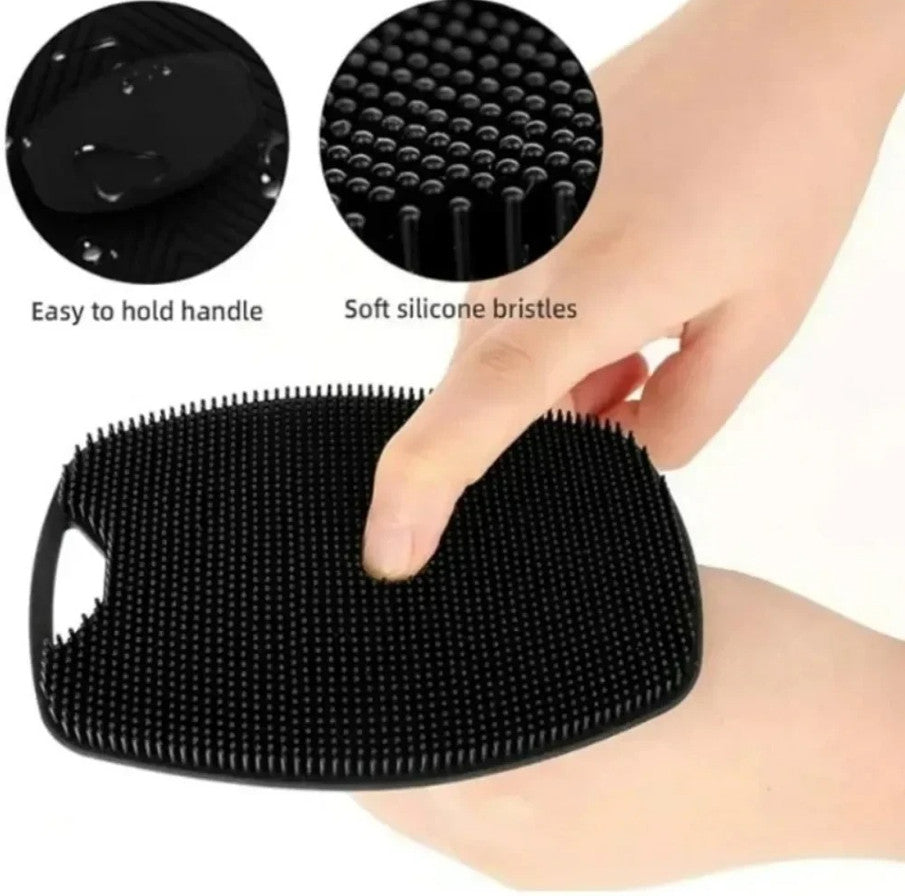 Silicone Body Cleansing Brush Exfoliating Bath Scrubber - Hygienic & Gentle