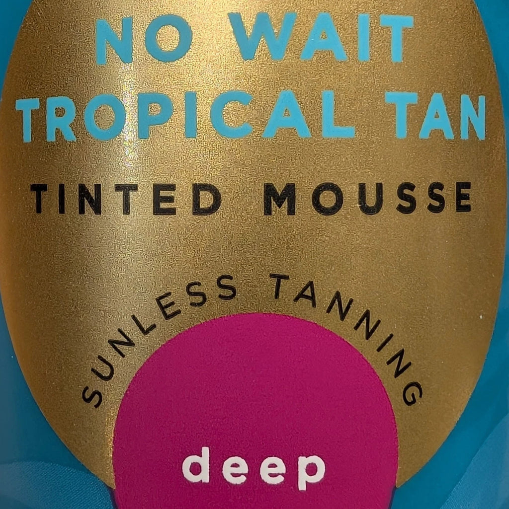 Self Tanner Mousse Deep Tan 2 Pack - Quick-Dry, No Transfer, Coconut Water