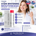 Whitening Mouthwash for Stain Removal & Fresh Breath - 237ml