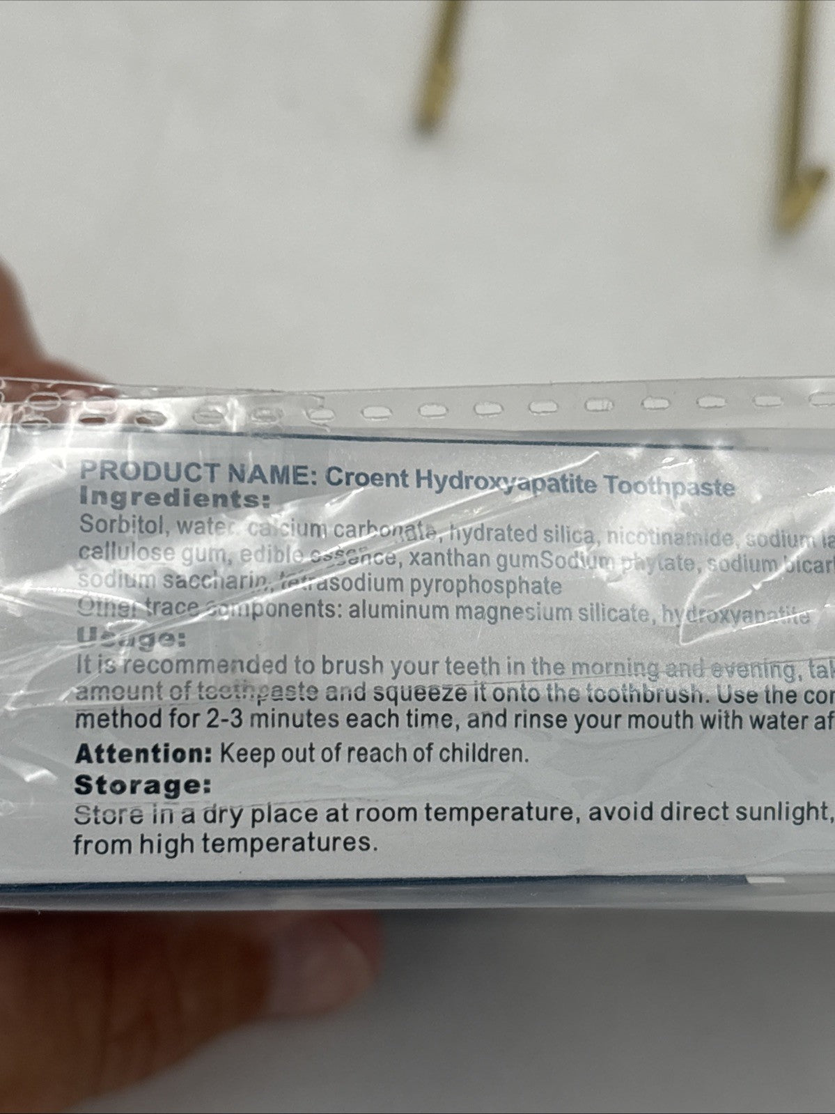 Hydroxyapatite Toothpaste 2-Pack Enamel Protection & Fresh Breath - Mild Mint, Fluoride-Free, Remineralize