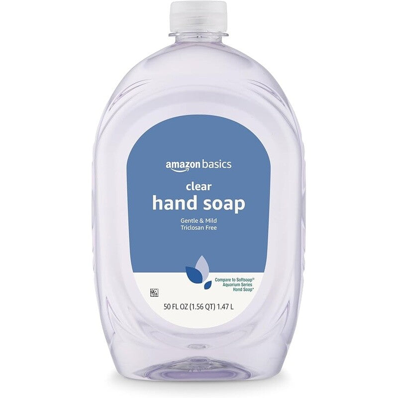 Gentle Mild Liquid Hand Soap Refill - Triclosan-Free, pH Balanced, 50oz