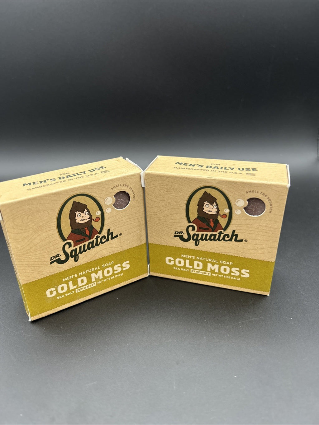 Men's Natural Bar Soap 2-Pack - Gold Moss 5 oz | Moisturizing & Refreshing