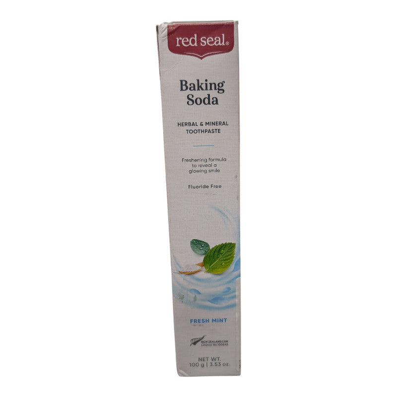 Fluoride Free Toothpaste with Baking Soda Herbal Mineral Formula 2/27 Exp