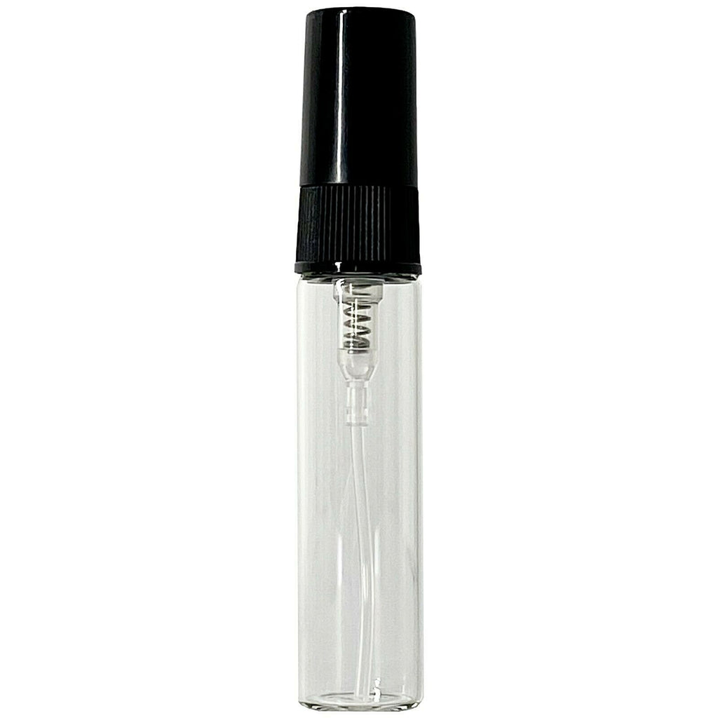 Refillable 5ml Glass Spray Bottles with Black Atomizer - Perfume & Essential Oils