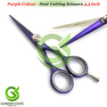 Professional Hair Cutting Scissors Razor Sharp Blades Salon Hair Shears - Purple