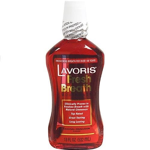Cinnamon Mouthwash 3 Pack - Fresh Breath Oral Care Bottles, 54 oz