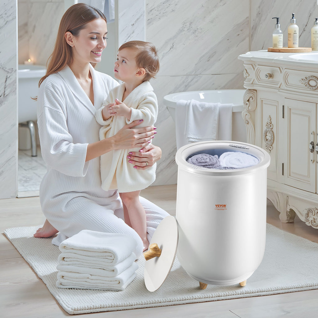 20L Towel Warmer Bucket with LED Light, Timer & Temperature Control