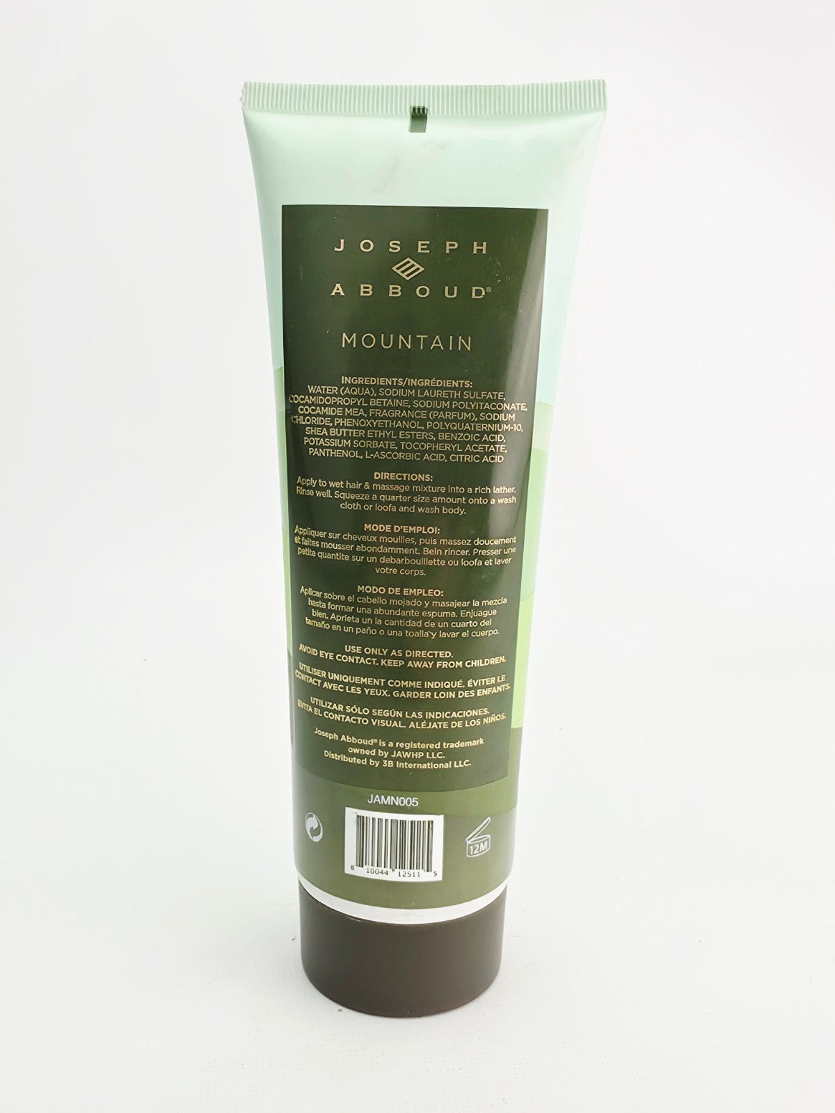 Joseph Abboud Mountain 3-in-1 Shampoo Conditioner Body Wash 8 oz