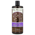 Dr. Woods Raw Black Soap - Gentle Exfoliating & Deep Cleansing, 32 fl oz