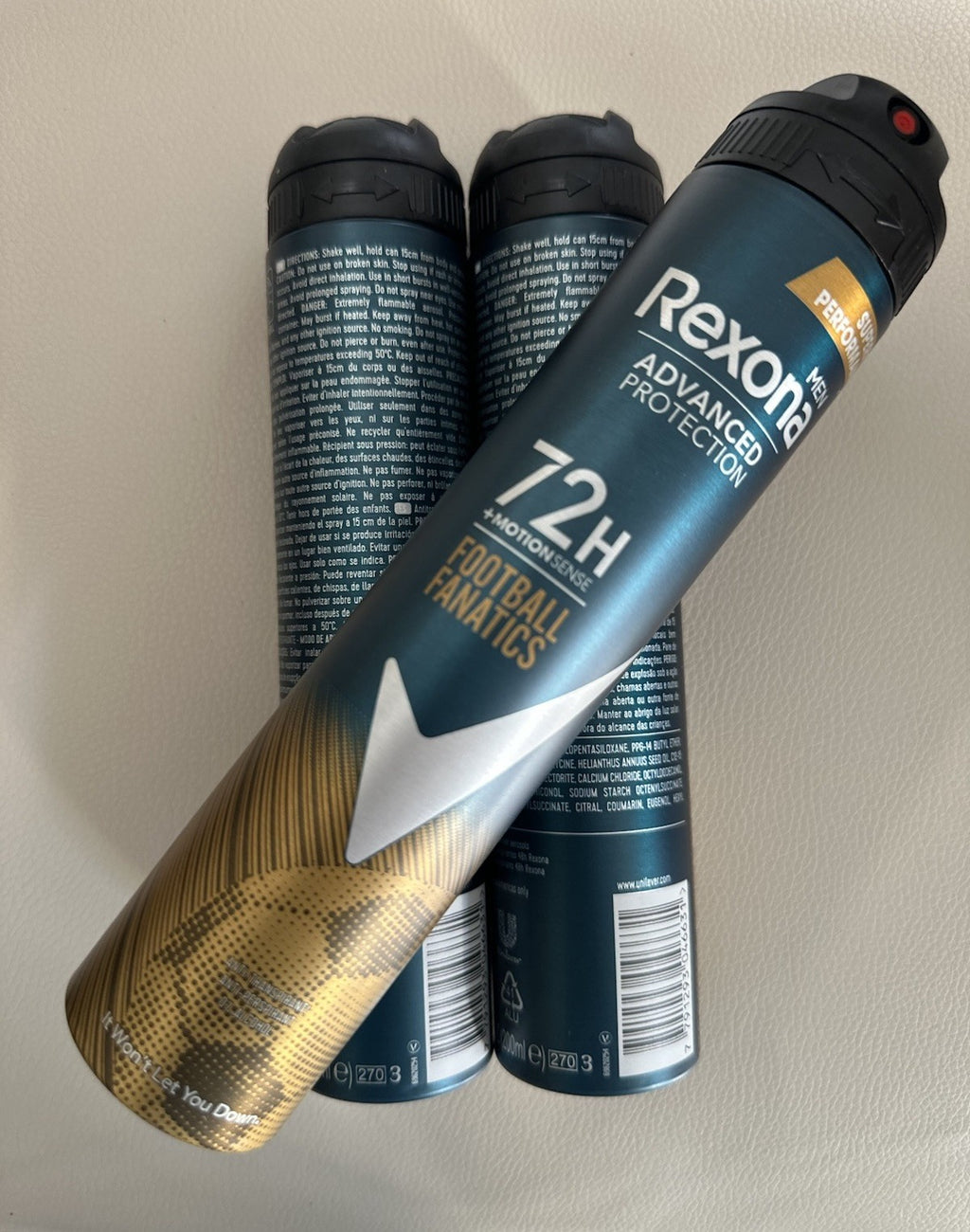 Rexona Men 72HR Football Fanatics Anti-Perspirant Deodorant 200ml