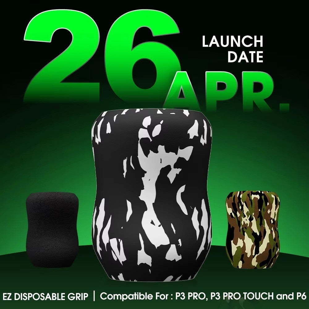 Disposable Tattoo Grips for P3 Pro & P6 Machine - 12 Pack EO Sterilized