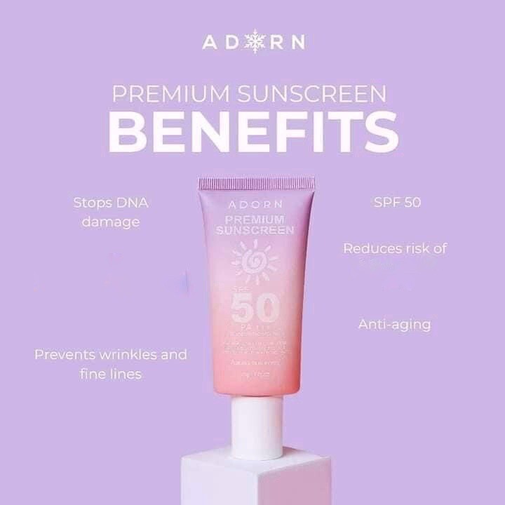 Premium Sunscreen SPF 50 PA+++ 50g - 2 Pack Broad Spectrum Sun Protection