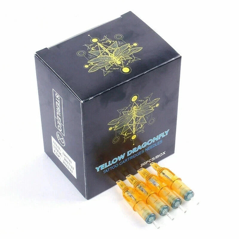 Tattoo Needle Cartridges Set 20pcs Round Liner Shader RM RL RS M1 Compatible with Most Machines