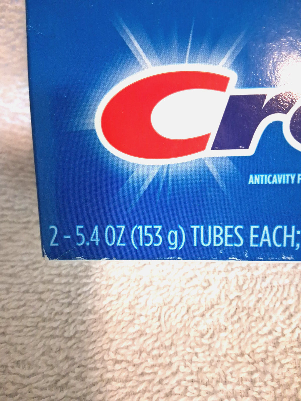 Crest Outlast Whitening Toothpaste Mint 2 x 5.4oz - Dental Oral Care