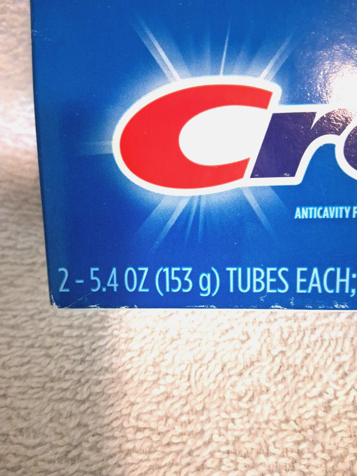 Crest Outlast Whitening Toothpaste Mint 2 x 5.4oz - Dental Oral Care