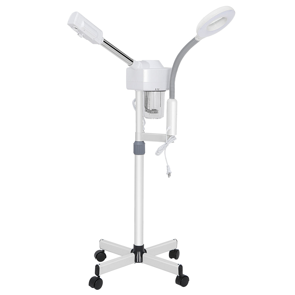Salon Spa Facial Steamer with Rolling Base and UV Ozone Skin Care Equipment