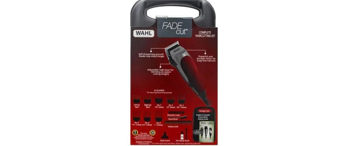 Hair Clipper Kit for Fades & Haircuts - 16-Piece Professional Grooming Set
