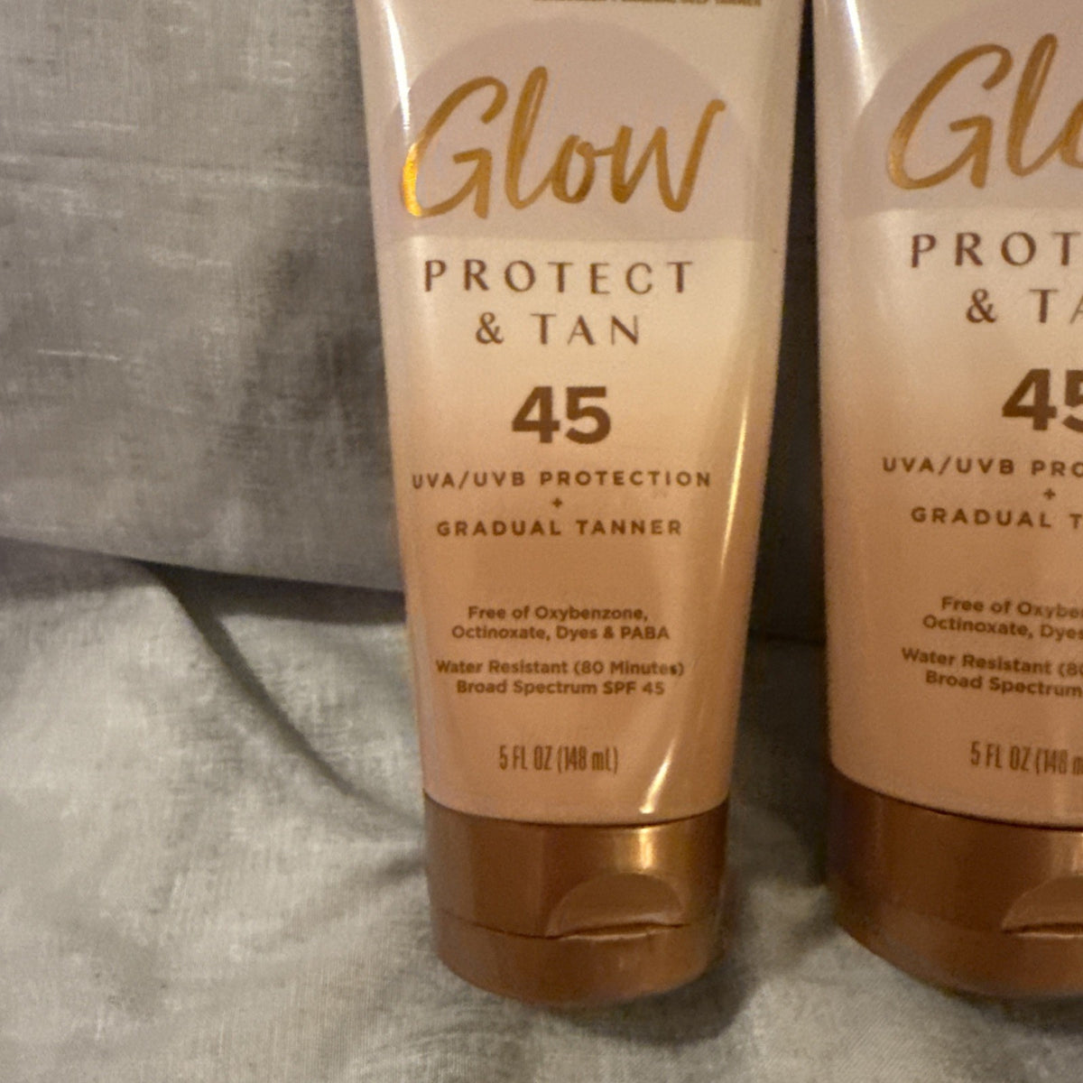 Sunscreen SPF 45 Protect & Tan Lotion - 5 Fl Oz, 3 Pack
