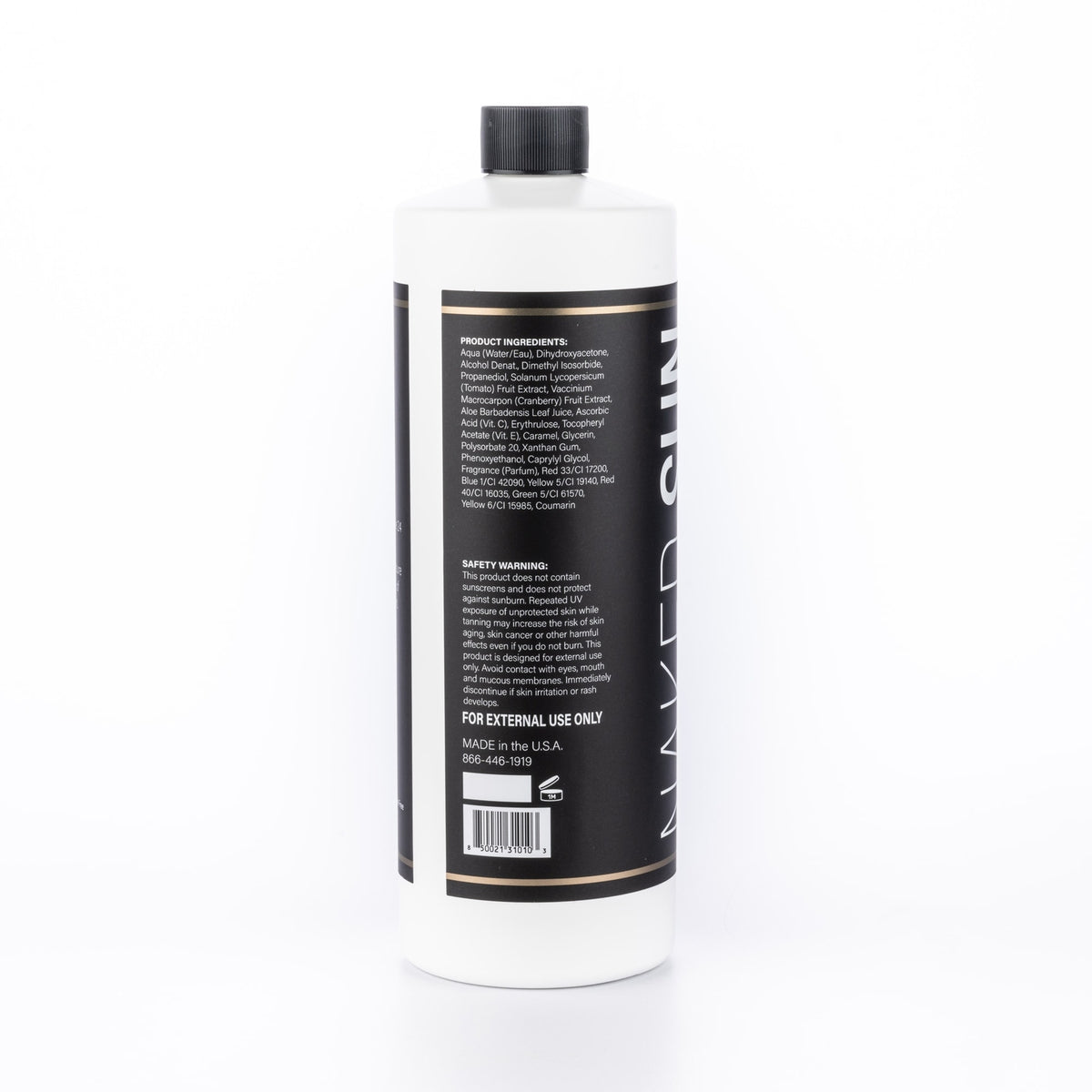 Dark Tanning Solution 32oz - Honey Glow Self Tanner with Aloe & Vitamins