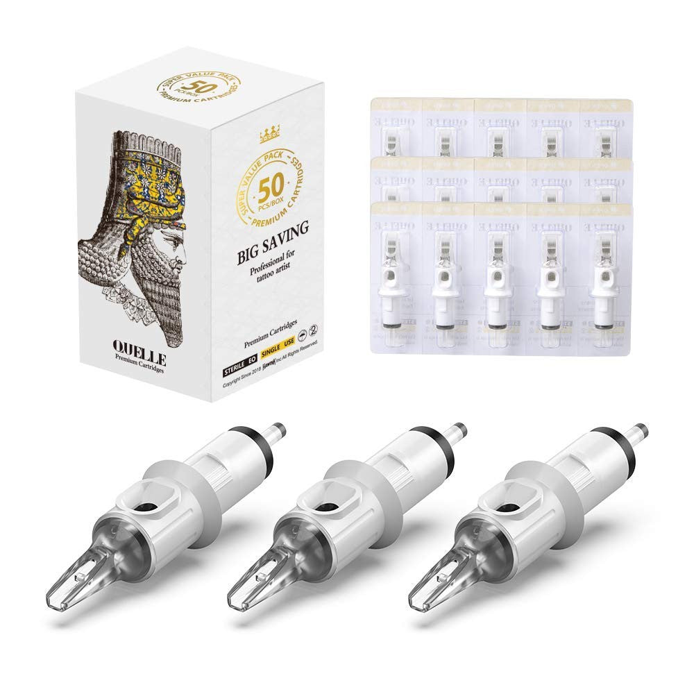 Tattoo Cartridge Needles #10 Bugpin 25 Curved/Magnum M-Taper 50 NEW