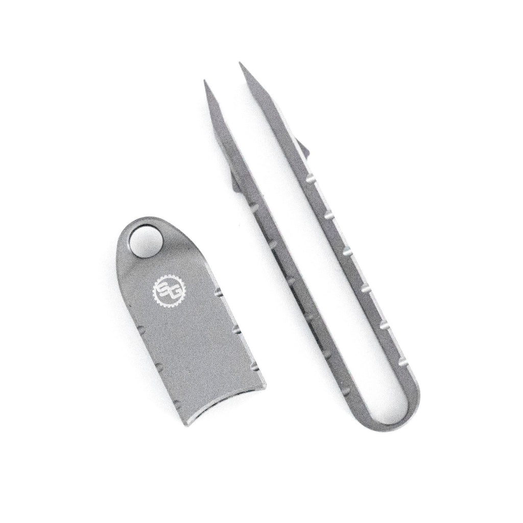 Titanium Tweezers with Keyring Case - Precision First Aid & Grooming Tool
