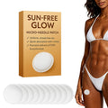 Sun Free Glow Microdarts Tan Patches for Natural Bronze Tan - 10 Patches