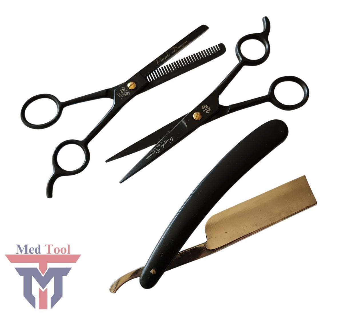 Professional Hair Cutting Scissors Thinning Shears Salon Hairdressing Set