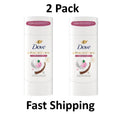 Unbranded Coconut Scent Antiperspirant Deodorant Stick 2 Pack - 72H Odor & Sweat Protection