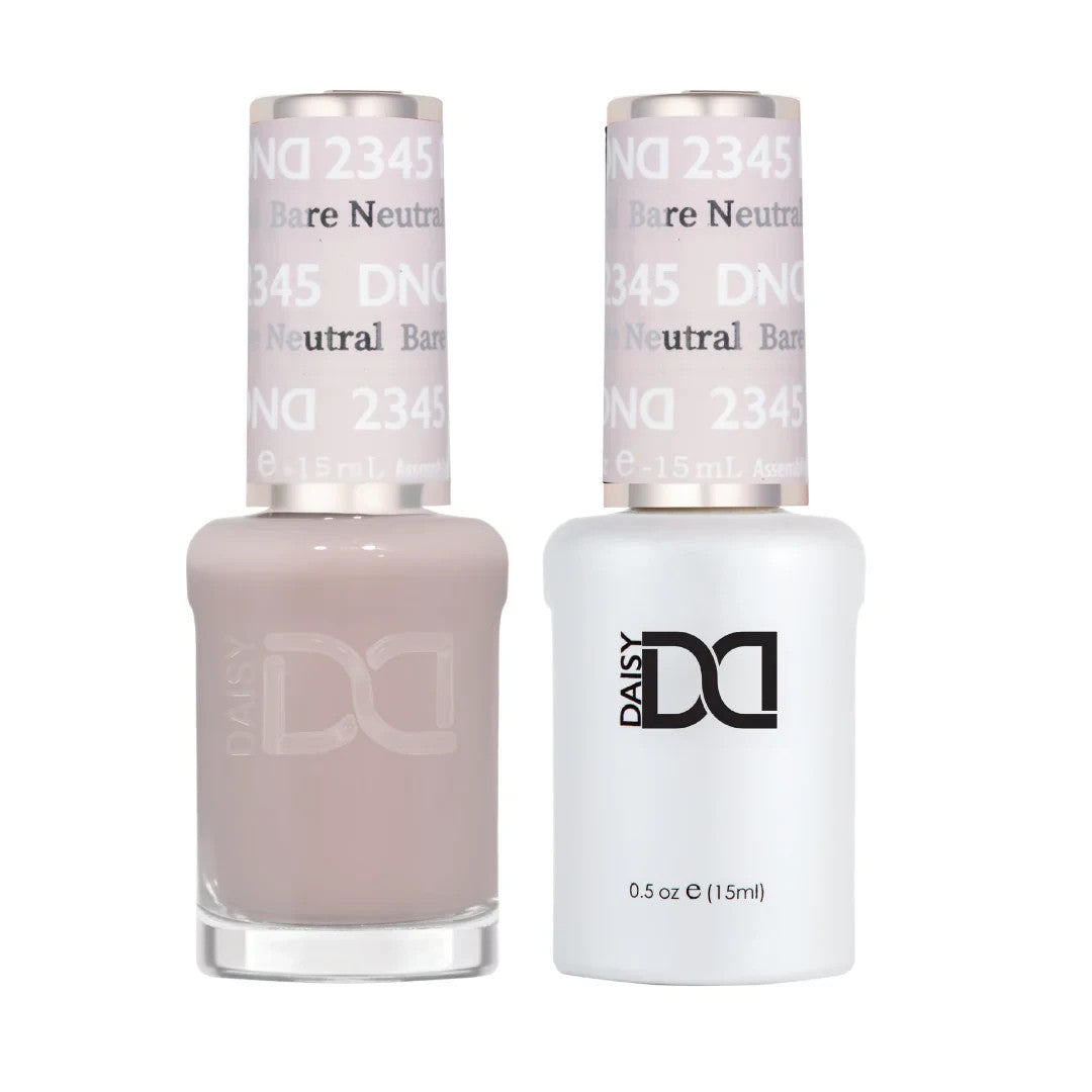 DND Duo Gel Color Match Nail Polish - Bare Neutral #2345, 2023 New