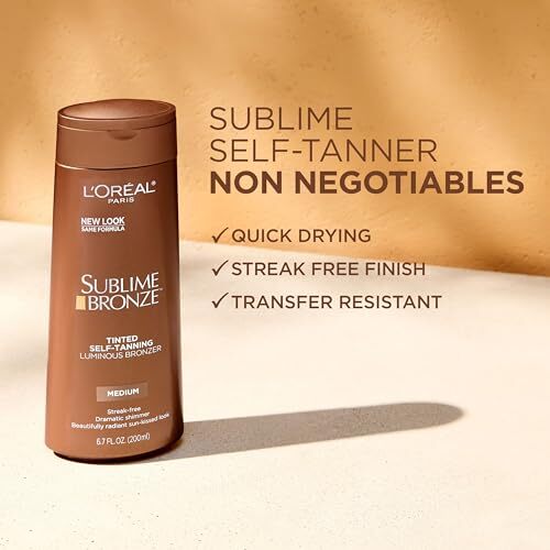Self Tanner with Bronzer - Luminous, Natural-Looking, 6.7 Fl Oz