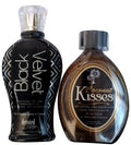 Black Velvet & Coconut Kisses Tanning Lotions Set - Dark Bronzer & Detox