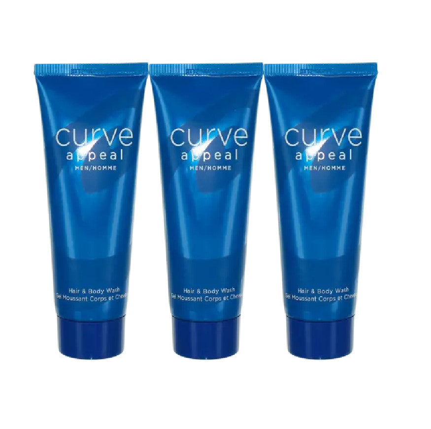 Men's Shower Gel Set - 3 Pack 3.4 oz | Curve Appeal by Liz Claiborne