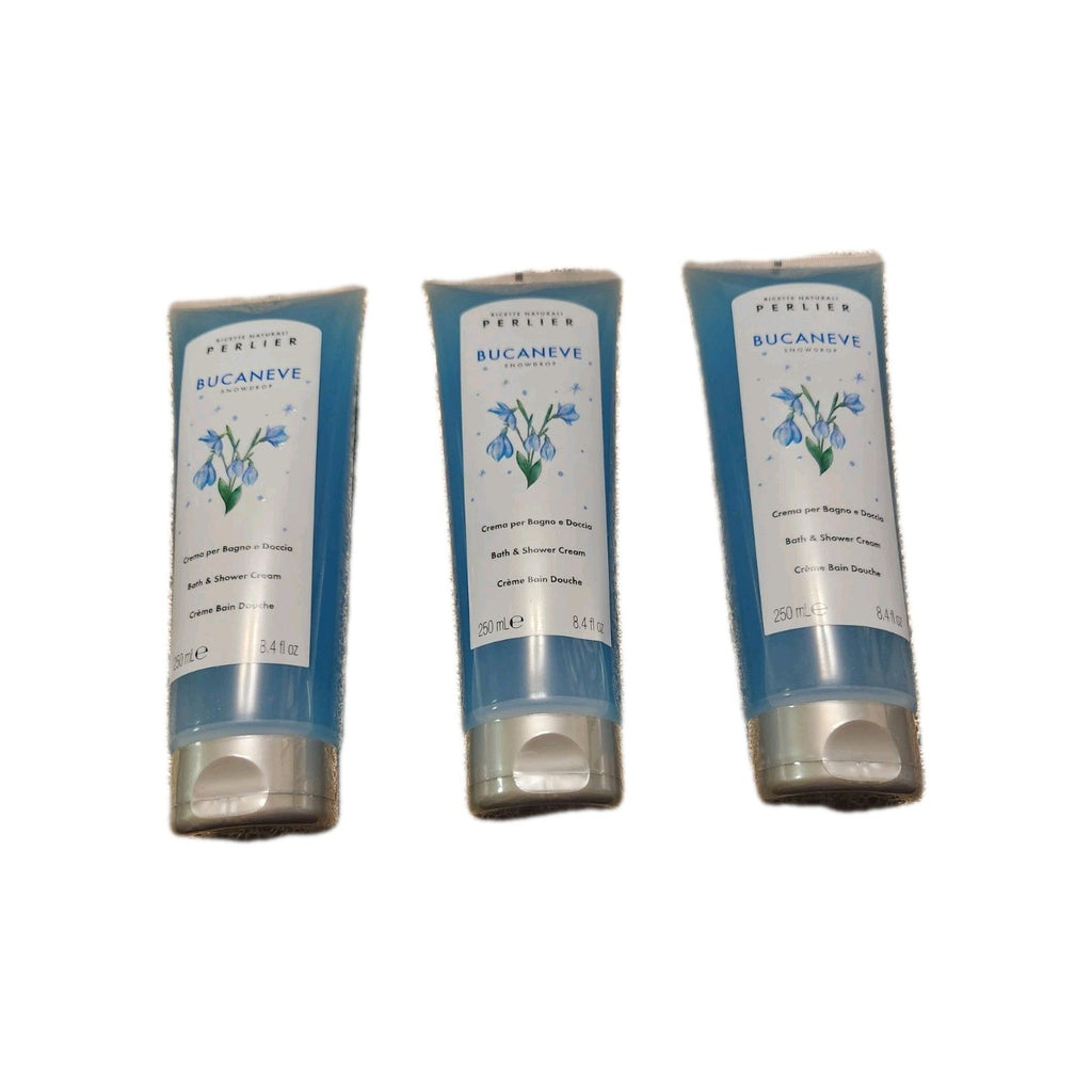 Bath & Shower Cream Set - Bucaneve Snow Drop 3x 8.4 Ounce Bottles