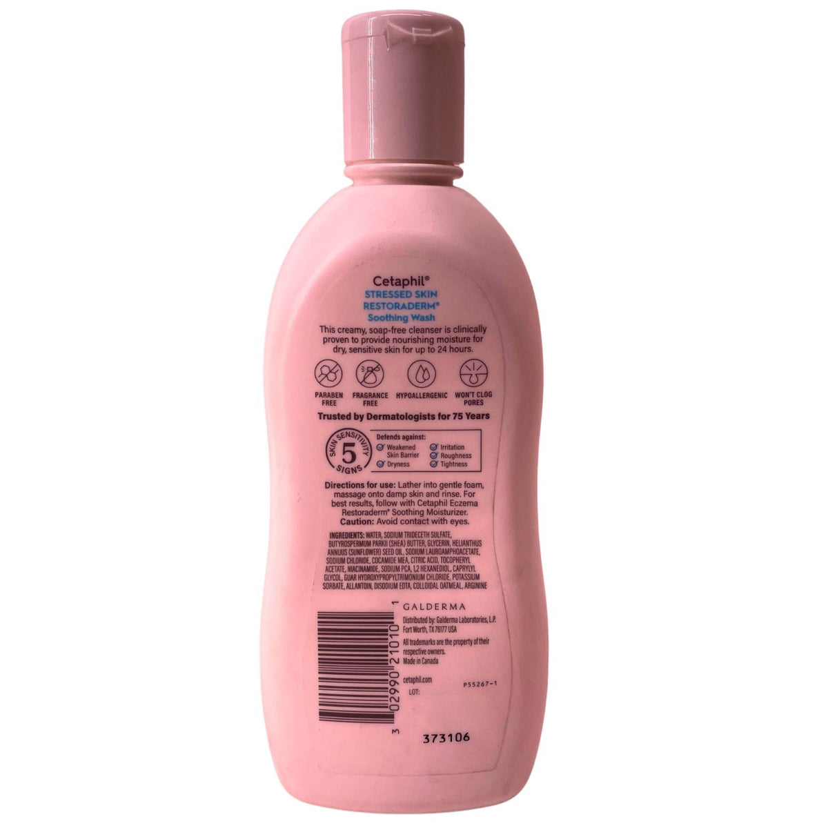 Cetaphil Restoraderm Soothing Body Wash 10 oz - Pack of 2, Gentle Moisturizing Skin Cleanser