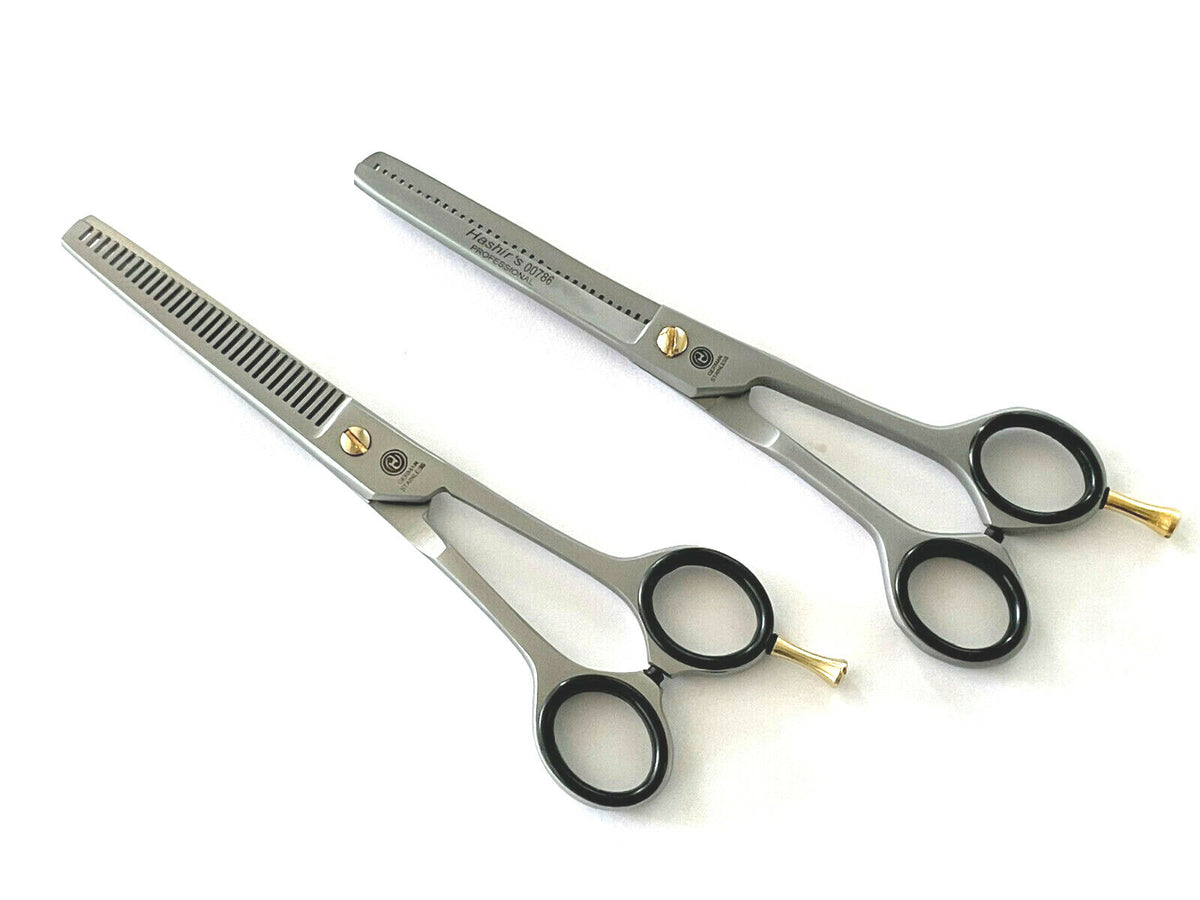 Professional Hair Thinning Shears 6.5 Inch Double & Single Teeth Set