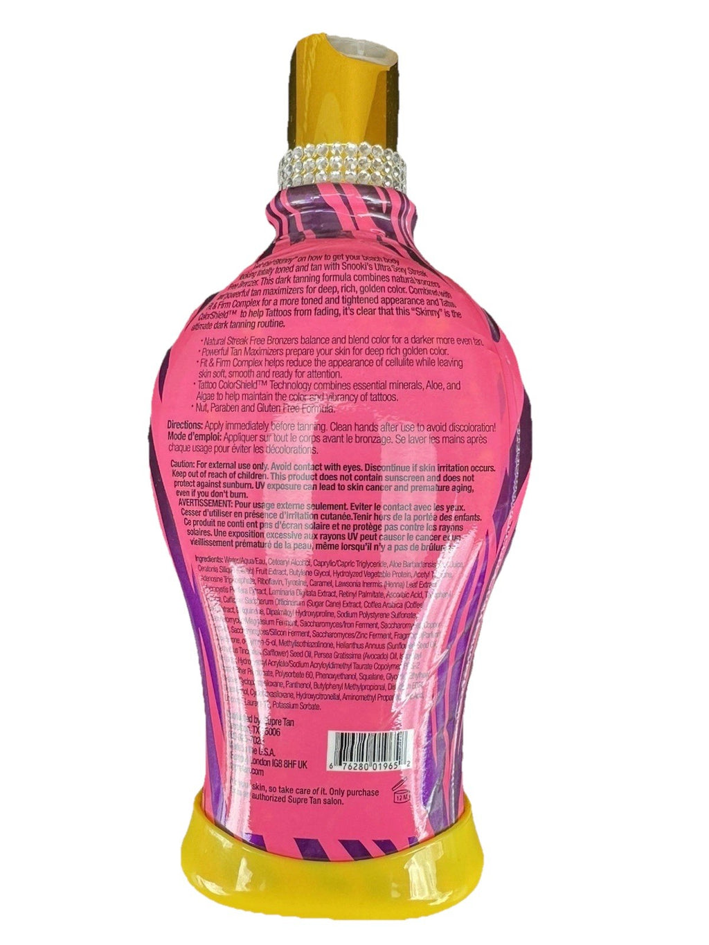Streak-Free Bronzer Tanning Lotion for Bed & Sun - Firming Sunbed Product