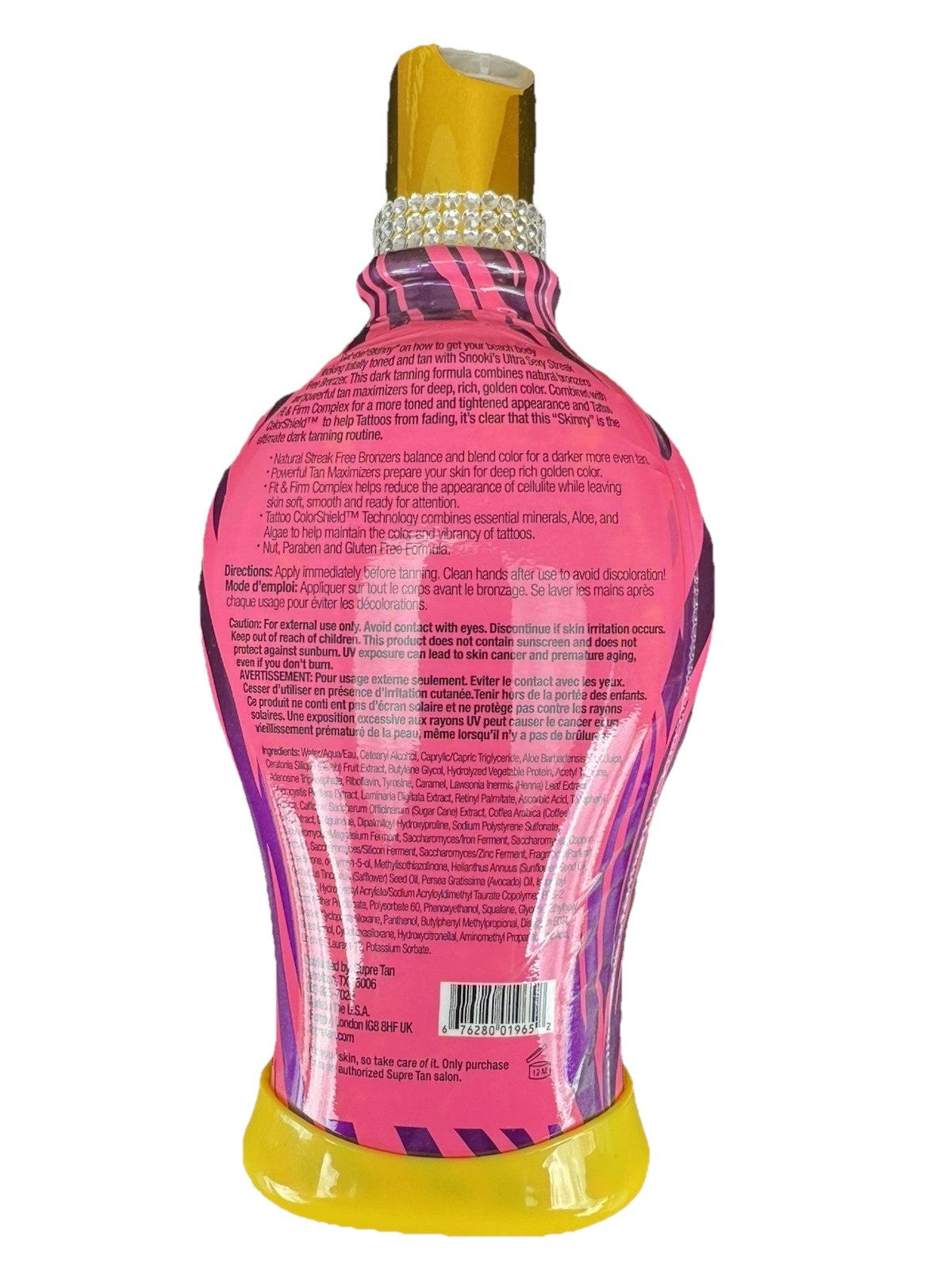 Streak-Free Bronzer Tanning Lotion for Bed & Sun - Firming Sunbed Product