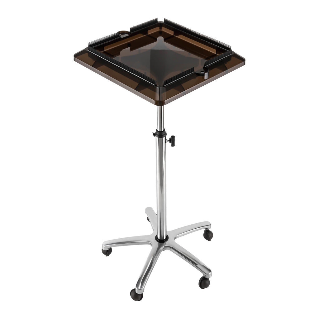Rolling Salon Hair Extension Tool Cart with Adjustable Height & Storage