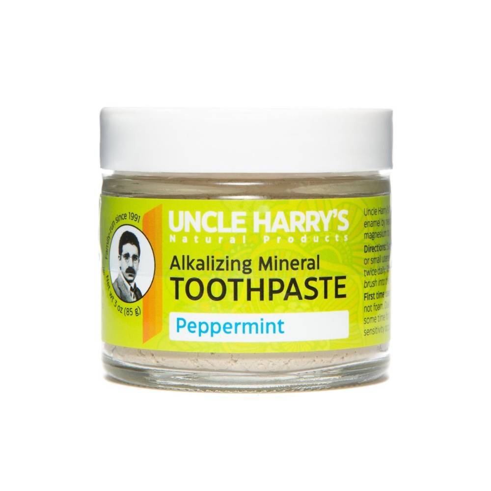 Natural Toothpaste for Fresh Breath - Herbal Alkalizing Oral Care, 3 Oz Jar