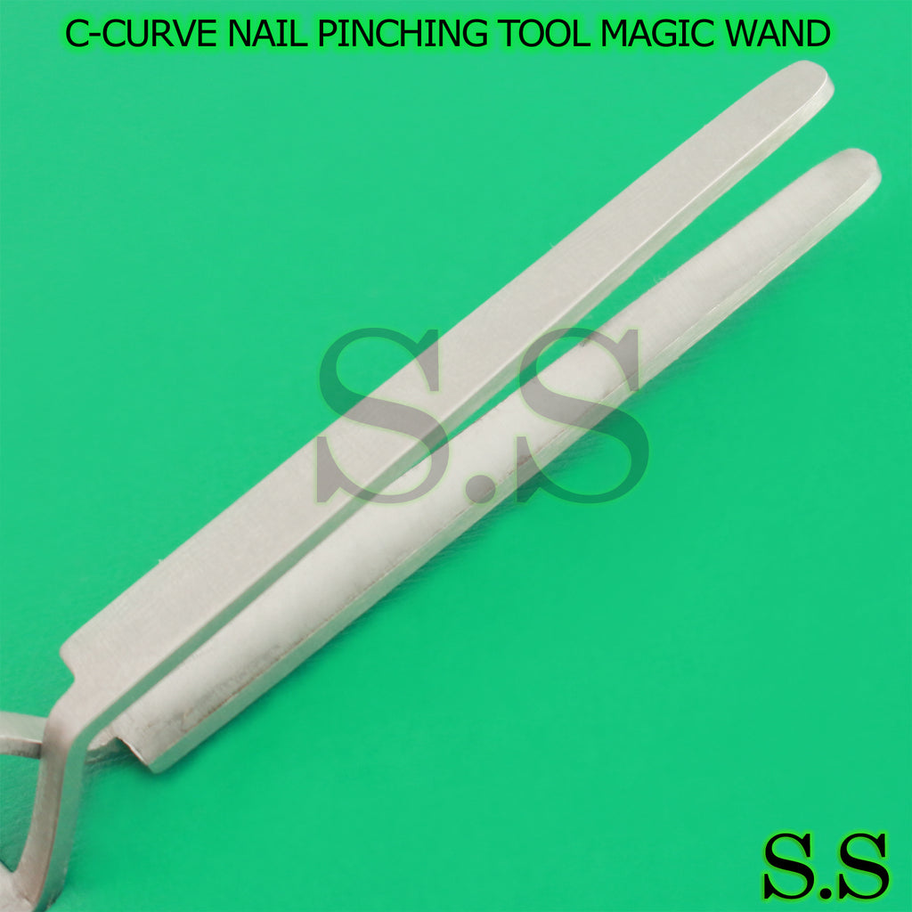 Stainless Steel Cuticle Pusher Nipper Tweezer Nail Tool Multi-Function