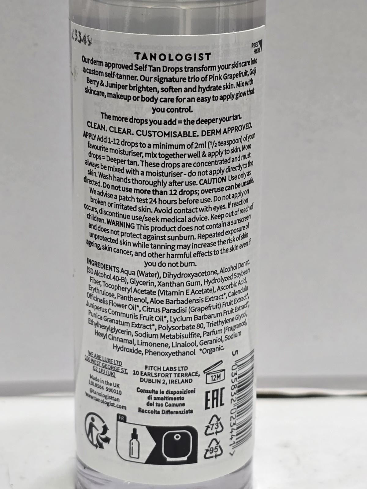 Self Tanning Drops LIGHT for Face & Body - 1 fl oz / 30ml