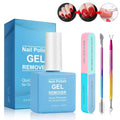 Gel Nail Polish Remover Kit - Fast & Gentle Soak Off in 3-5 Minutes