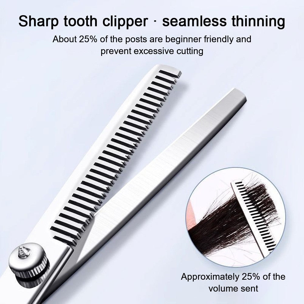 Professional Hair Cutting Scissors Set - Thinning & Barber Shears for Salon & Home Use