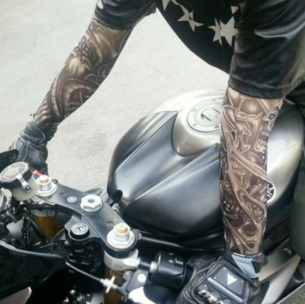 5 Pcs Tattoo Cooling Arm Sleeves UV Sun Protection for Outdoor Sports