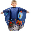 Kids Waterproof Haircut Cape Cloth Gown for Salon & Barbershops