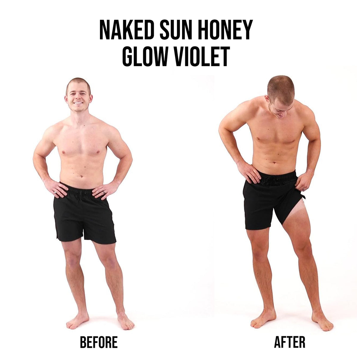 Self Tanning Solution with Violet and Caramel Tones - 32 oz Hydrating Tan Lotion